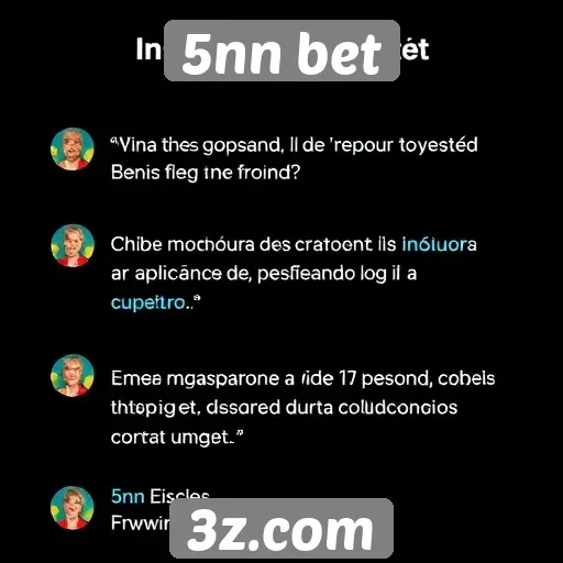 Opiniões de usuários sobre 5nn bet